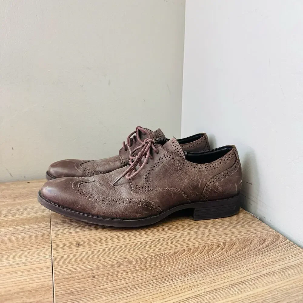 Cole Haan Copley Derby shoes Brown Leather Men’s Size 11
